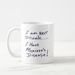 Ich bin kein betrunkener T - Shirt Kaffeetasse