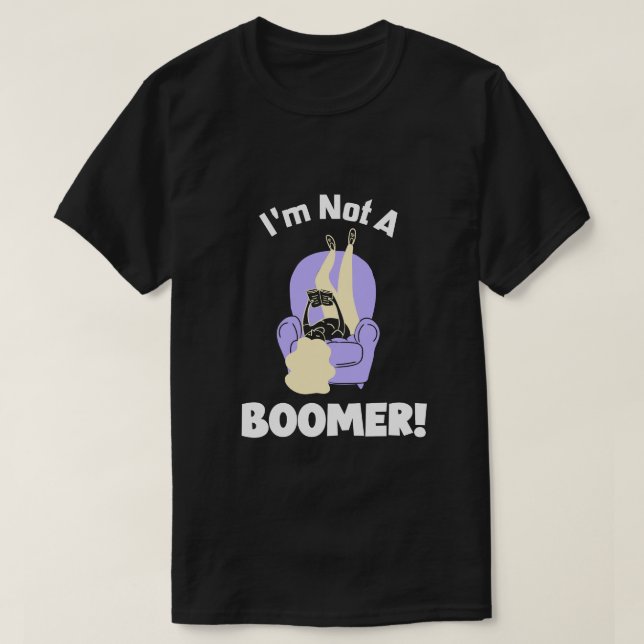 Ich bin kein Boomer T-Shirt (Design vorne)