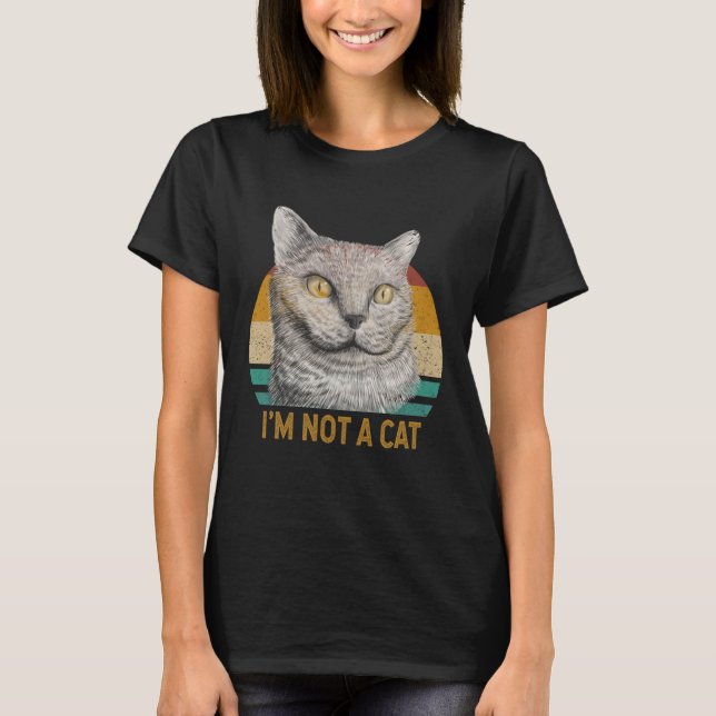 Ich bin kein Cat Lawyer Spaß Viral Video Meeting C T-Shirt (Vorderseite)