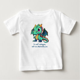 Ich bin kein Drache Baby T-shirt