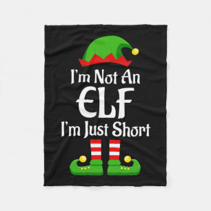 Ich bin kein Elf Familie Weihnachts Pjs Matching M Fleecedecke