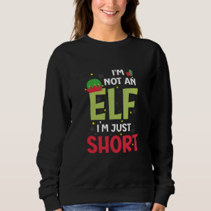 Ich bin kein Elf-Familie Weihnachtsjs passen zusam Sweatshirt