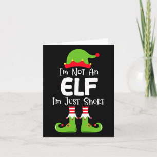 Ich bin kein Elf, ich bin nur Kurze Weihnachtsjung Karte