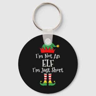 Ich bin kein Elf im Kurzen Spaß Weihnachts Matchin Schlüsselanhänger