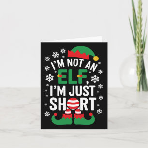 Ich bin kein Elf im Kurzen Weihnachtsspiel Karte