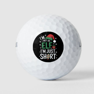 Ich bin kein Elf, nur klein, lustiges Weihnachten  Golfball