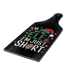 Ich bin kein Elf, nur klein, lustiges Weihnachten  Schneidebrett