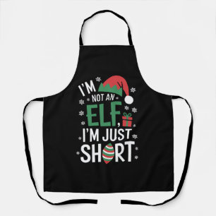 Ich bin kein Elf, nur klein, lustiges Weihnachten  Schürze