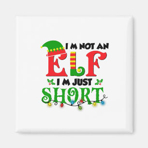 Ich bin kein Elf, nur Kurze lustige Weihnachtsmänn Magnet