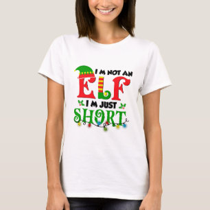 Ich bin kein Elf, nur Kurze lustige Weihnachtsmänn T-Shirt