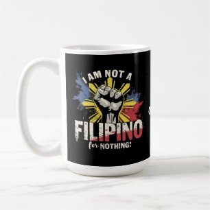 Ich bin kein Filipino für nichts Duterte-Unterstüt Kaffeetasse