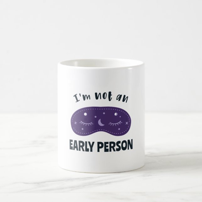 Ich bin kein früherer Mensch Kaffeetasse (Mittel)