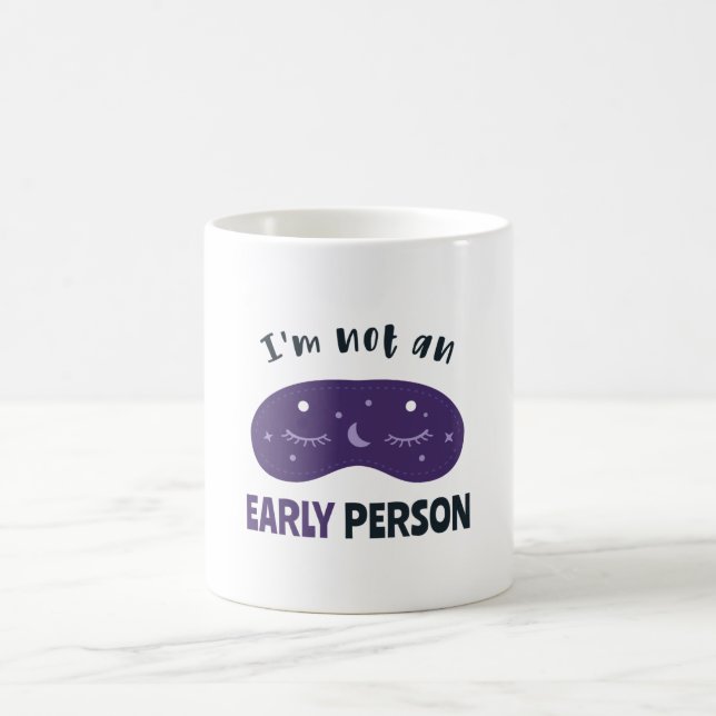 Ich bin kein früherer Mensch Kaffeetasse (Mittel)