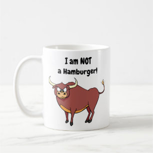 Ich bin KEIN Hamburger! - Vegetarier Kaffeetasse
