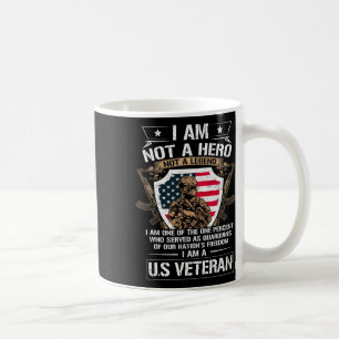 Ich bin kein Held, keine Legende, ich bin ein Vete Kaffeetasse