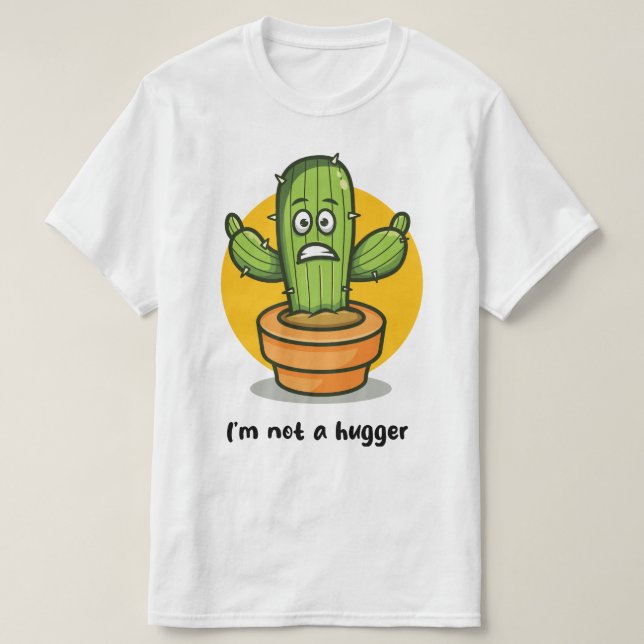 Ich bin kein Hugger T-Shirt (Design vorne)