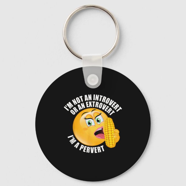 Ich bin kein Introvertierte oder Extrovertierte, i Schlüsselanhänger (Vorderseite)