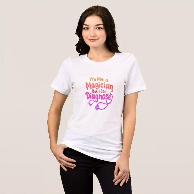 Ich bin kein Magier, aber ich kann diagnostizieren Tri-Blend Shirt (Vorderseite voll)