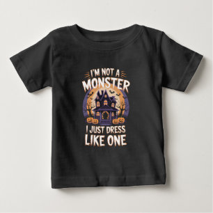 Ich bin kein Monster, das ich nur wie ein Hallowee Baby T-shirt