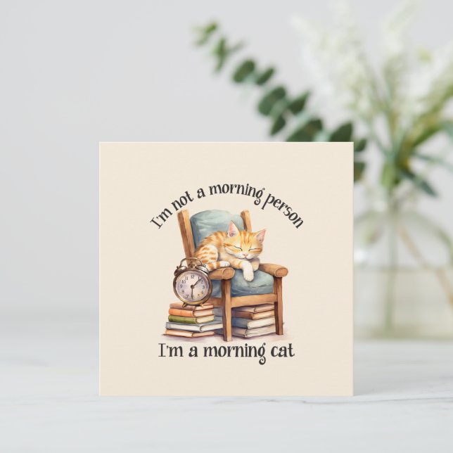 Ich bin kein Morgen (Stehend Vorderseite)