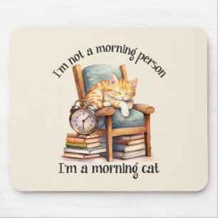 Ich bin kein Morgen Mousepad