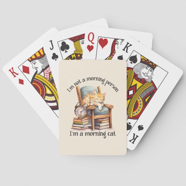 Ich bin kein Morgen Spielkarten (Rückseite)