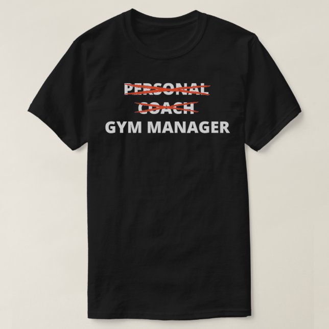 Ich bin kein Personal Coach Fitness CE T-Shirt (Design vorne)
