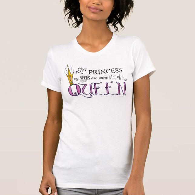 ICH BIN KEIN PRINZESS, ICH BIN EIN KLEINER T - Shi T-Shirt (Vorderseite)