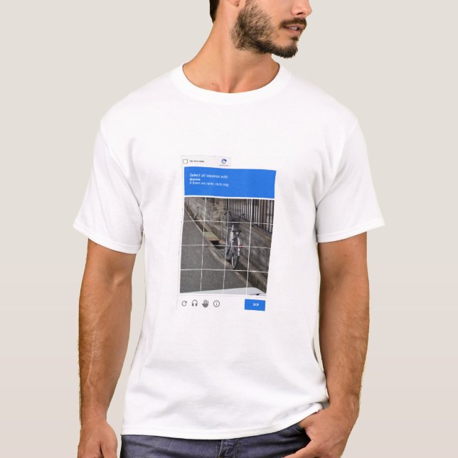 Ich bin kein Roboter - CAPTCHA Challenge T-Shirt (Vorderseite)