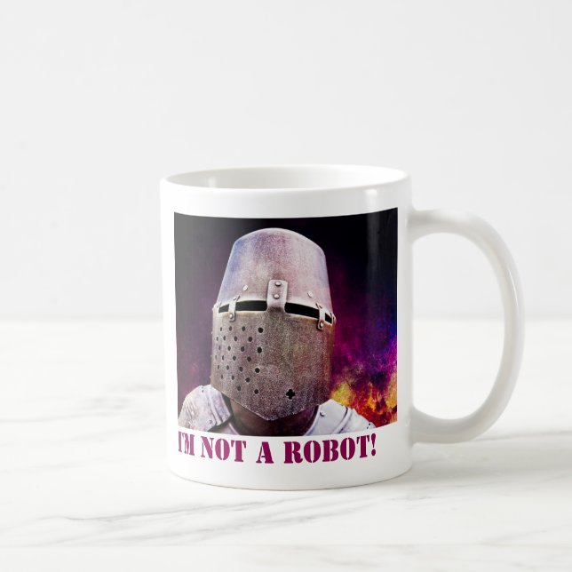 Ich bin kein Roboter Kaffeetasse (Rechts)