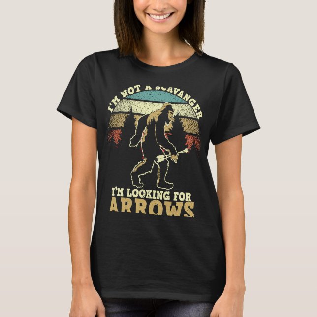 Ich bin kein Scavanger, den ich nach Coolen Pfeile T-Shirt (Vorderseite)