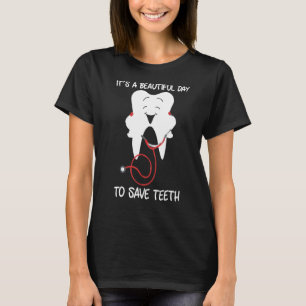 Ich bin kein schöner Tag Zähne Retten T-Shirt
