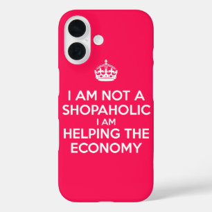 Ich bin kein Shopaholiker iPhone 16 Hülle