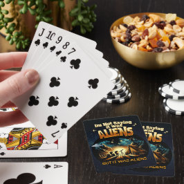 Ich bin kein Sprichwort, es waren Außerirdischen,  Spielkarten