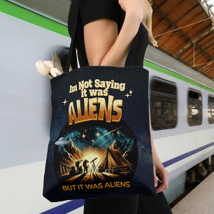 Ich bin kein Sprichwort, es waren Außerirdischen, Tasche