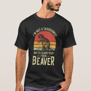 Ich bin kein Txiderist, der den Biber-Riffeljäger T-Shirt