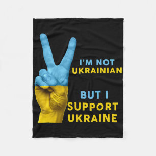 Ich bin kein Ukrainer, aber ich unterstütze die Uk Fleecedecke