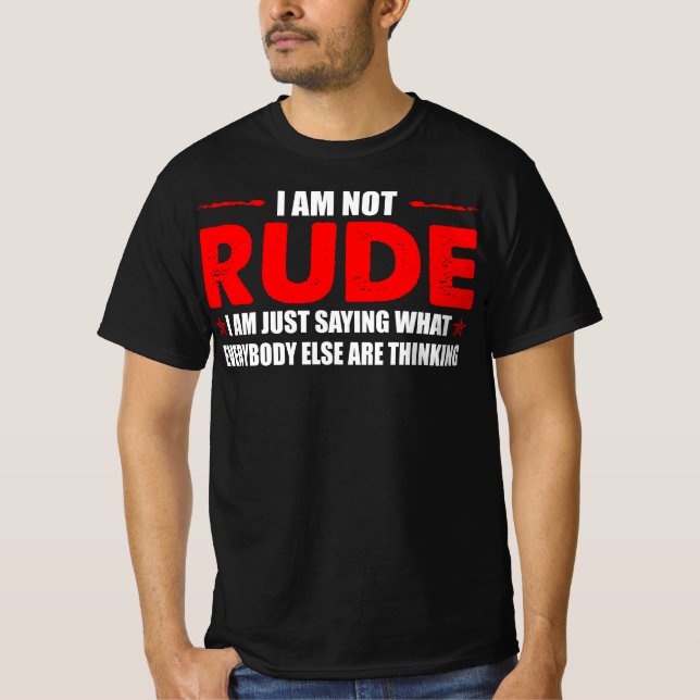 Ich bin kein unlautes Zitat T-Shirt (Vorderseite)