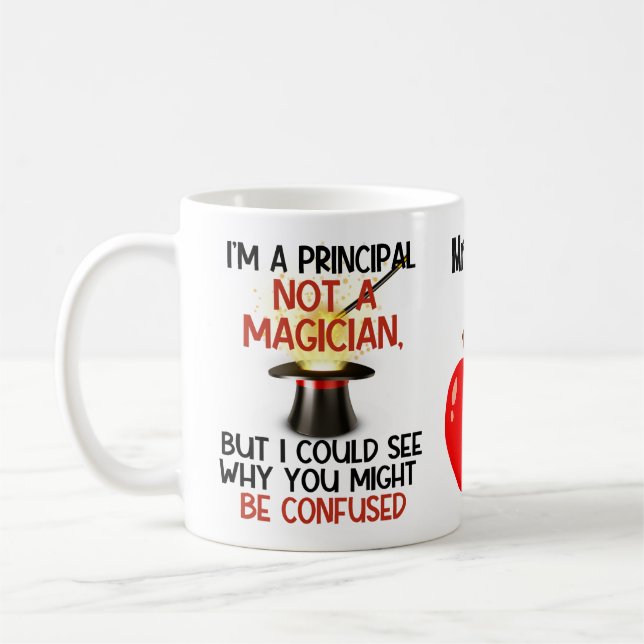 Ich bin kein Zauberkünstler, der lustig personalis Kaffeetasse (Links)