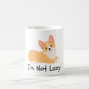 Ich bin keine faule Hundemembran Kaffeetasse
