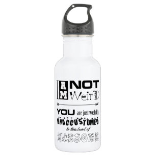Ich bin keine komische Freiheitsflasche Edelstahlflasche