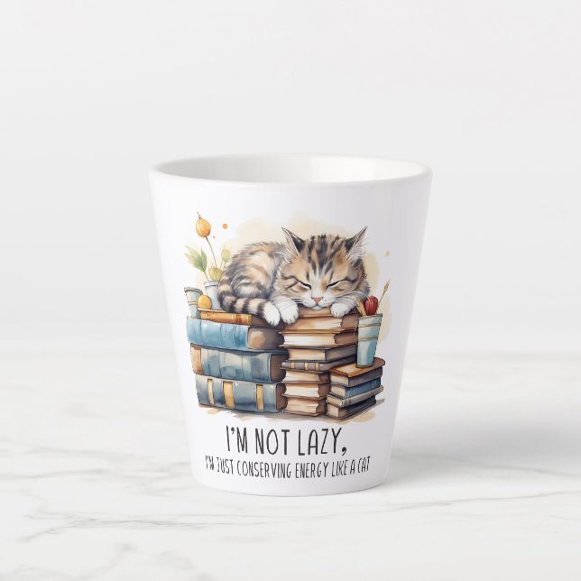 Ich bin keine Niedliche Katze. Milchtasse (Vorderseite)