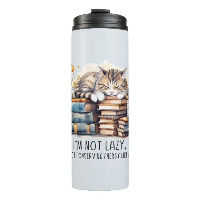 Ich bin keine Niedliche Katze. Thermosbecher (Vorderseite)