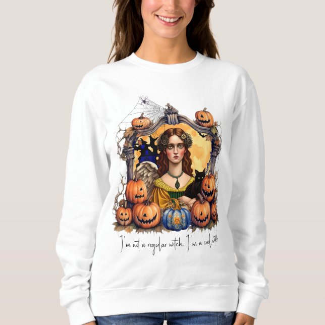 Ich bin keine normale Hexe, ich bin eine coole Hex Sweatshirt (Vorderseite)