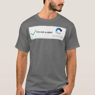 Ich bin keine Roboter-Web-lustige Quiz-Frage T-Shirt