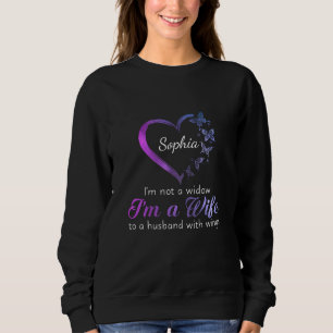 Ich bin keine Witwe, ich bin eine Ehefrau zu einem Sweatshirt