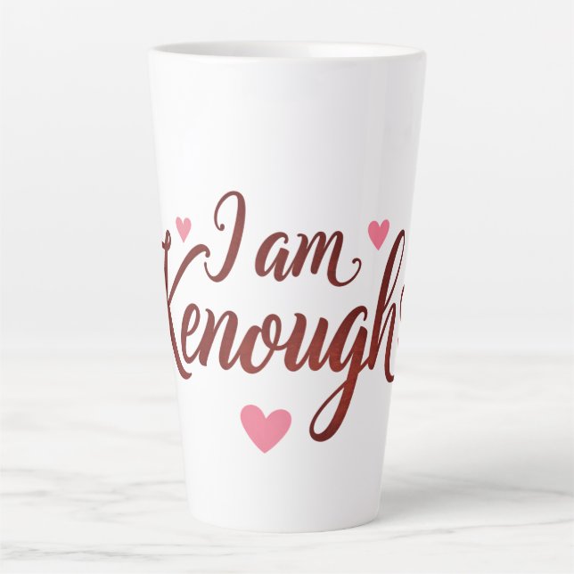 Ich bin Kgenug - Selbstverpflegung - Geschenk für  Milchtasse (Vorderseite)