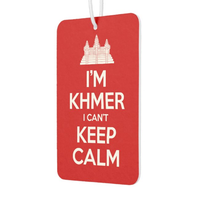 Ich bin Khmer, ich kann nicht Calm Behalten Autolufterfrischer (Links)