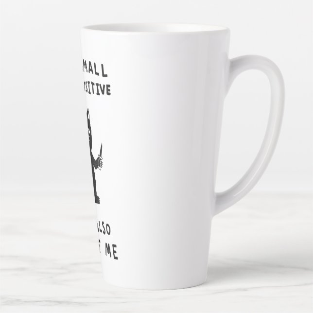 Ich bin klein und sensibel, aber auch bekämpfen mi milchtasse (Rechts)