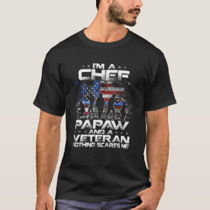 Ich bin Koch eines Papas und ein Veteran nichts ka T-Shirt